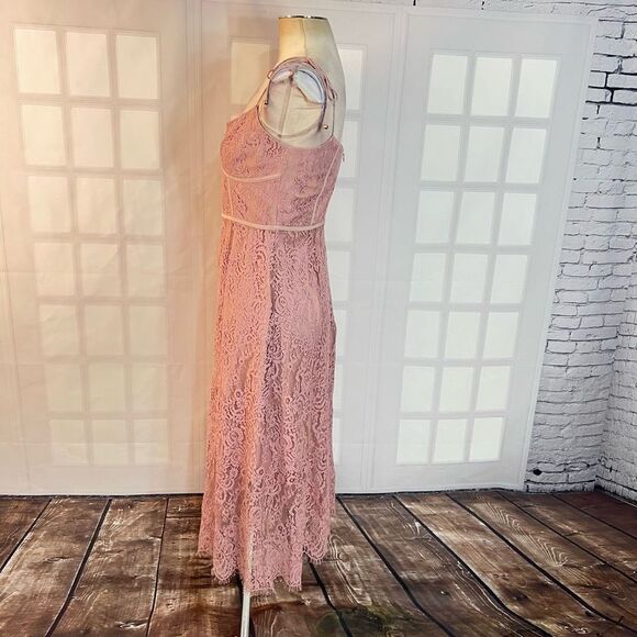 Keepsake the label nwt sense corset detail lace midi dress size 6 - Picture 10 of 14